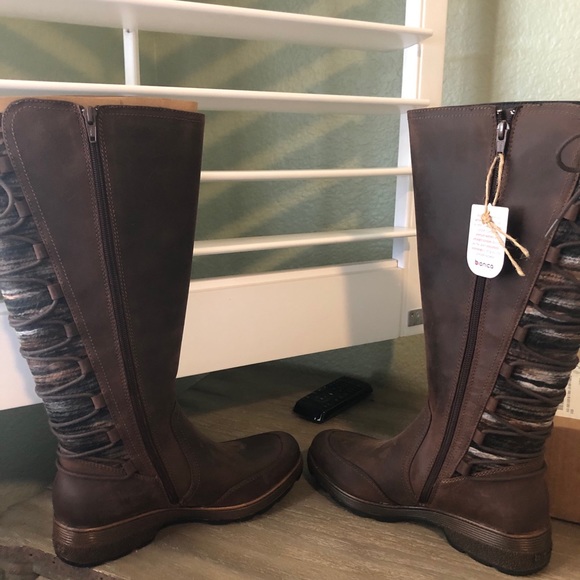 Southwestern Style Bionico Weatherproof Epping Tall Boots Size 7.5 Aztec Brown - Picture 3 of 13